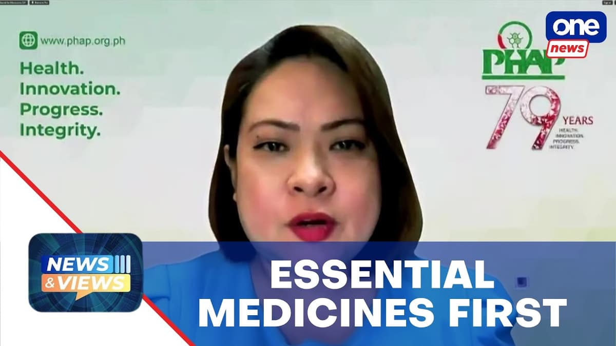 PHAP Head Calls for Prioritizing Essential Medicines Amid Global Market Uncertainty | News and Views