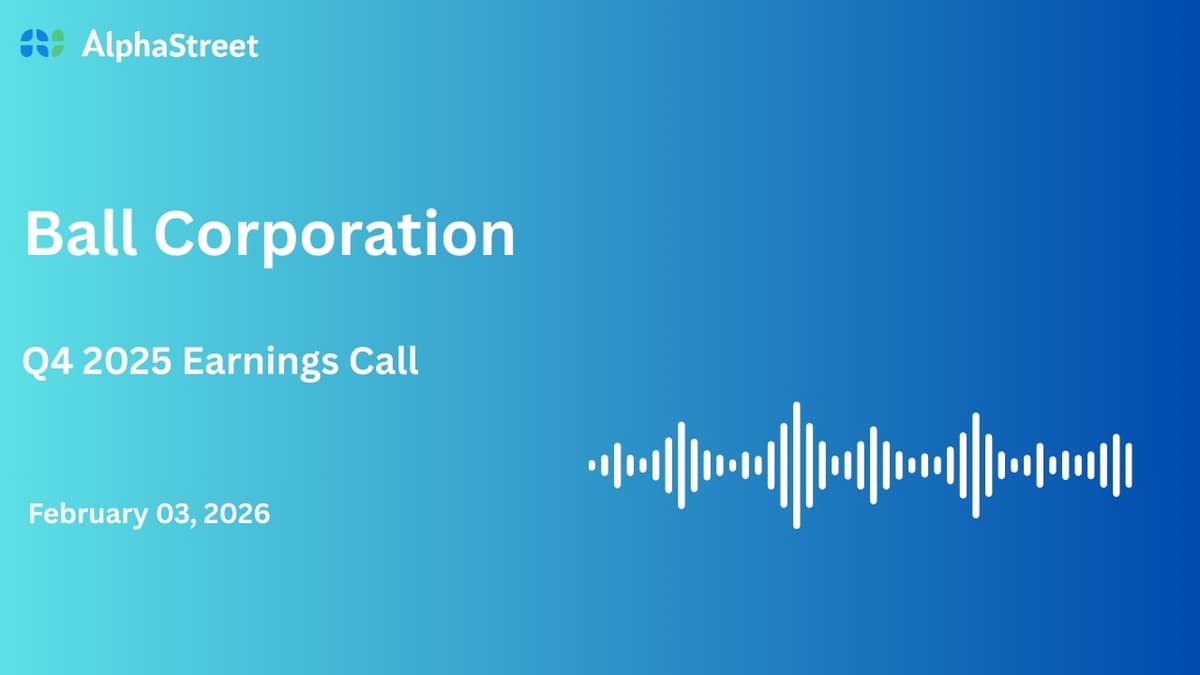 BALL Stock | Ball Corporation Q4 2025 Earnings Call