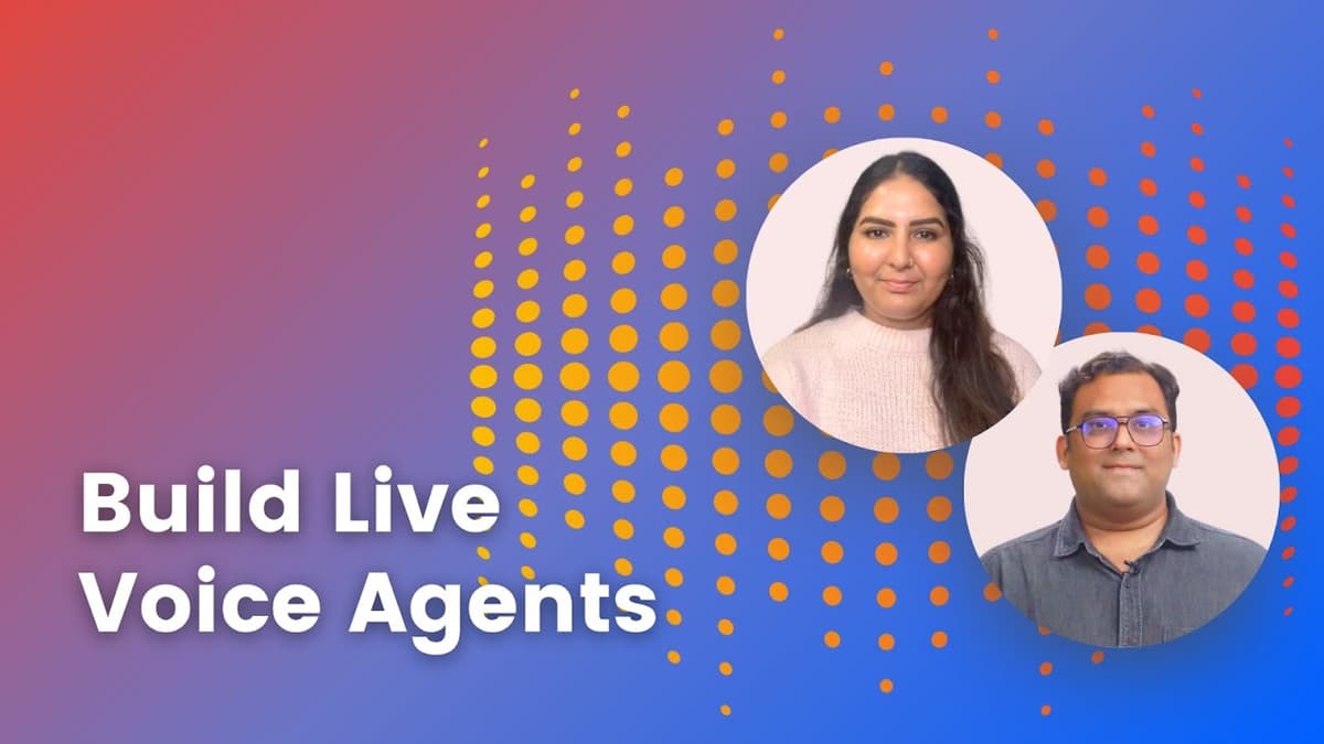 Build Live Voice Agents that Listen, Reason, and Respond, Using Google’s ADK