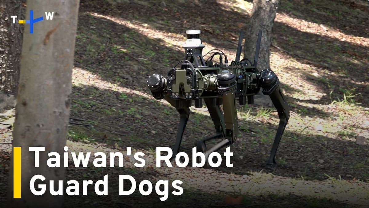 Robot Dogs Displayed as Part of Taiwan's Unmanned Systems Efforts｜TaiwanPlus News