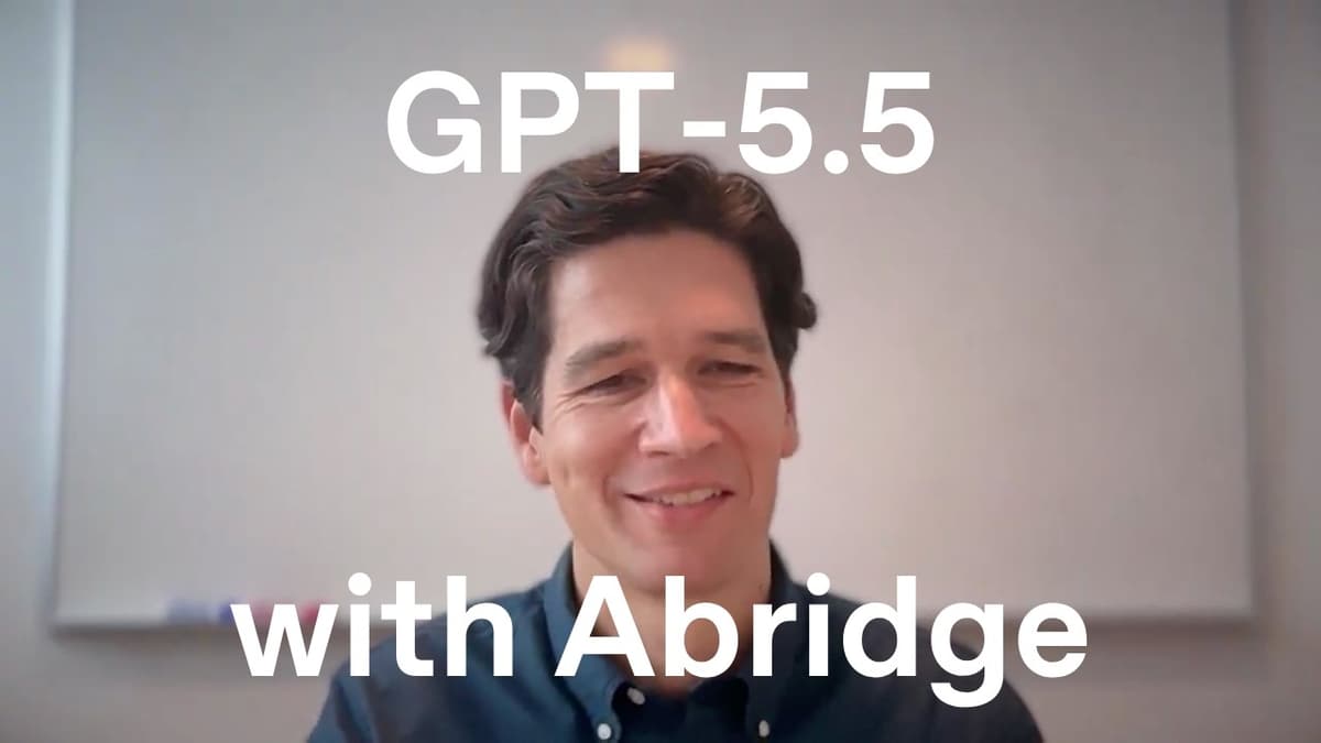 Built with GPT-5.5: Abridge Clinical AI Notes
