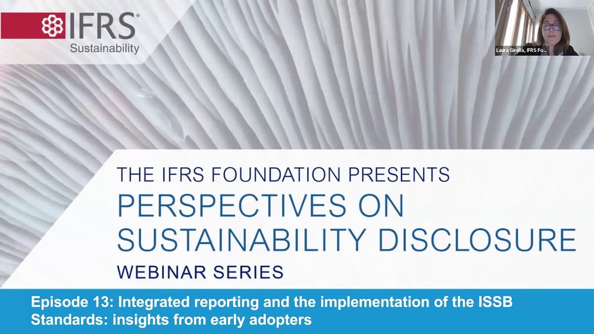 Perspectives Series: Integrated Reporting and the Implementation of the ISSB Standards