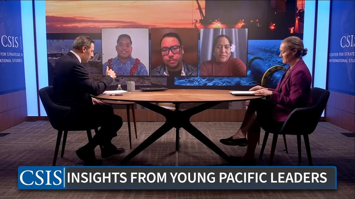 Security and the Pacific Islands: Insights From Young Pacific Leaders Report Launch