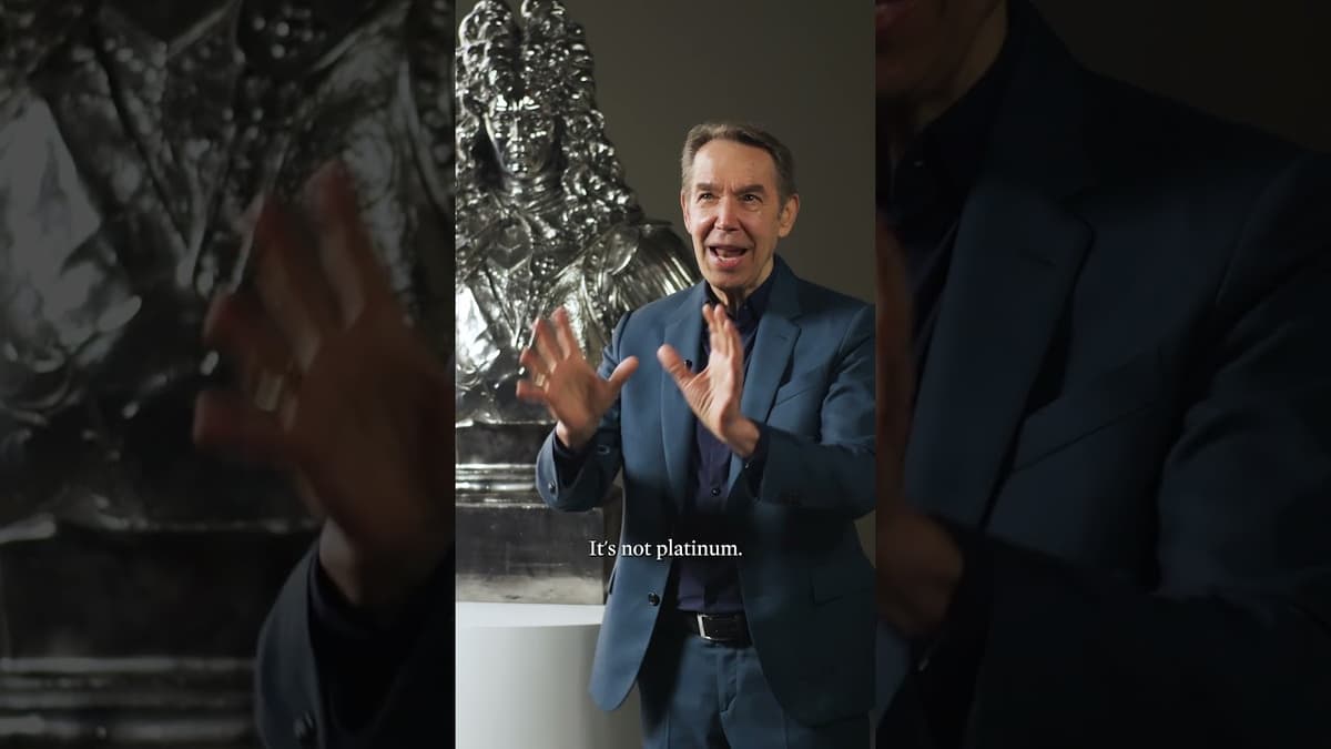 Jeff Koons Breaks Down the Meaning Behind His Sculpture of Louis XIV | #sothebys #contemporaryart