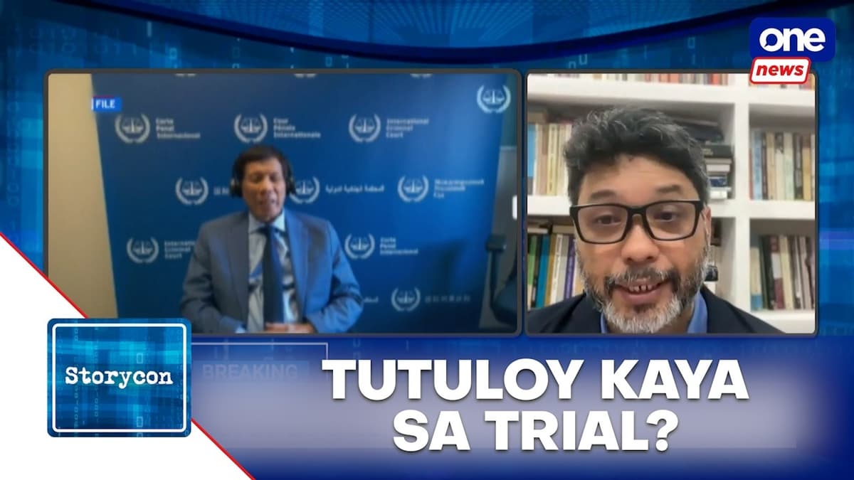 Bagares: Duterte ICC Case Likely to Proceed to Trial | Storycon