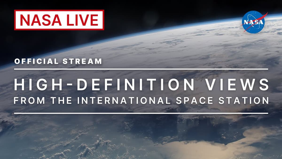 Live High-Definition Views From the International Space Station (Official NASA Stream)