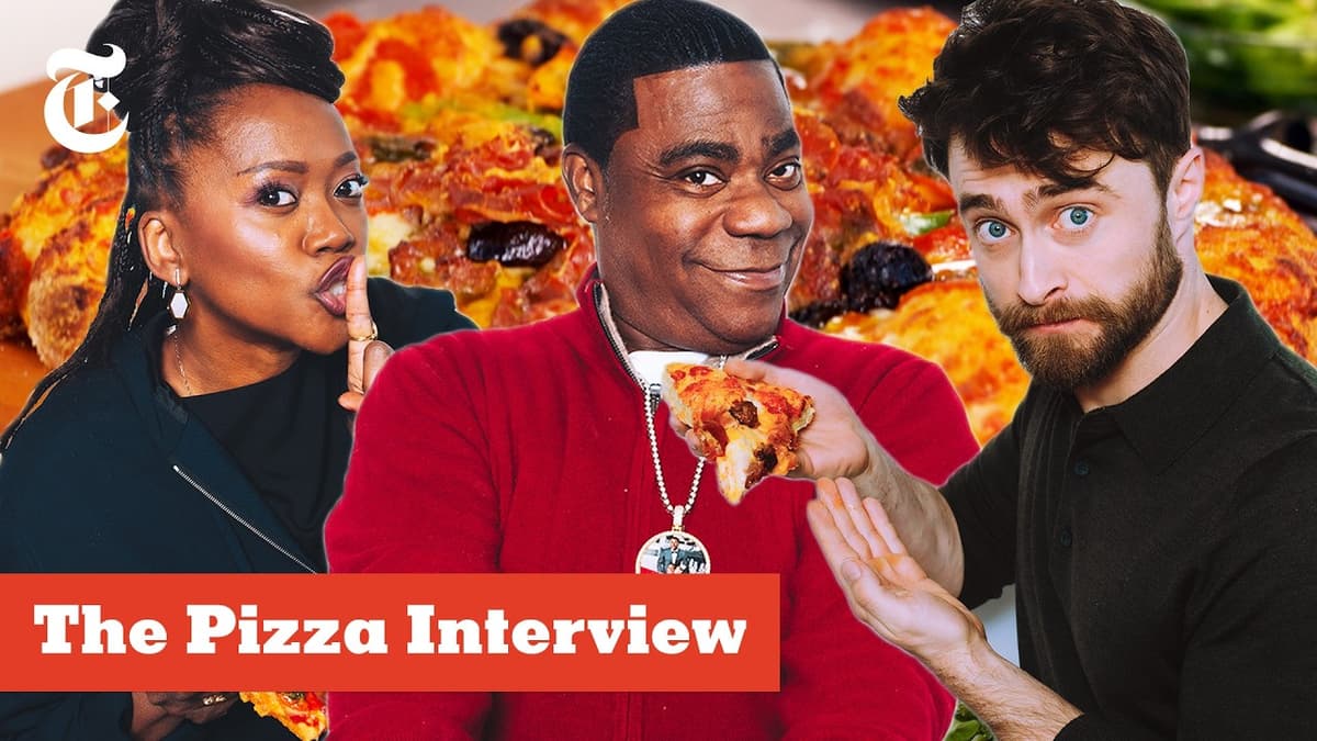 Tracy Morgan, Daniel Radcliffe and Erika Alexander: The Pizza Interview | NYT Cooking