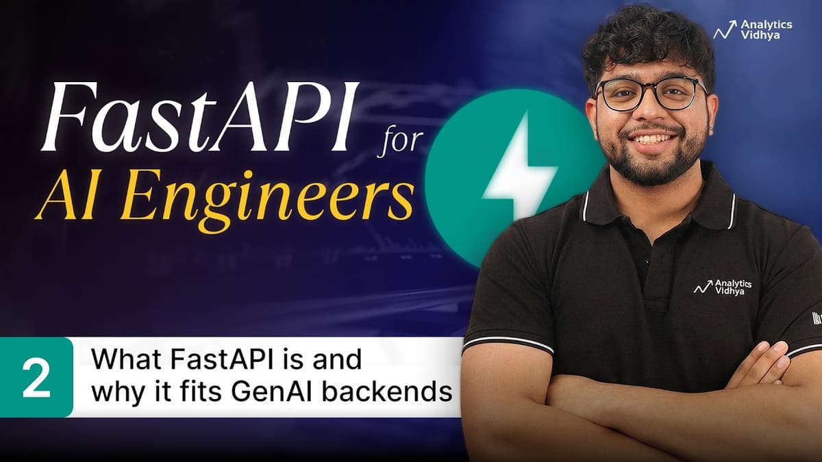 What Is FastAPI & Why It's Perfect for AI Backends