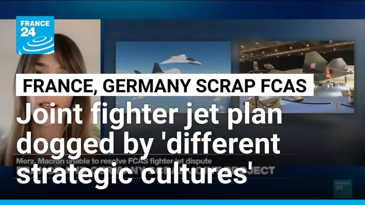 FCAS Project Failure: 'France, Germany Characterised by Totally Different Strategic Cultures'