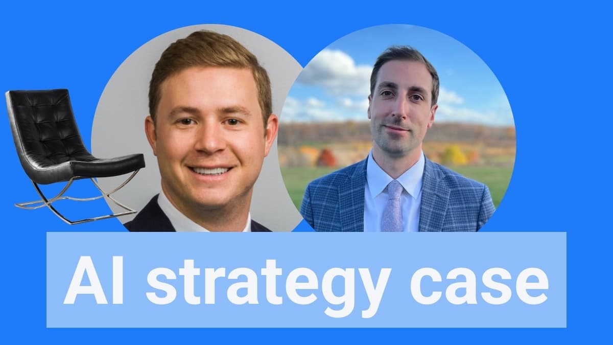 Consulting Case Interview: AI Strategy Case (W/ BCG and A&M Consultants)