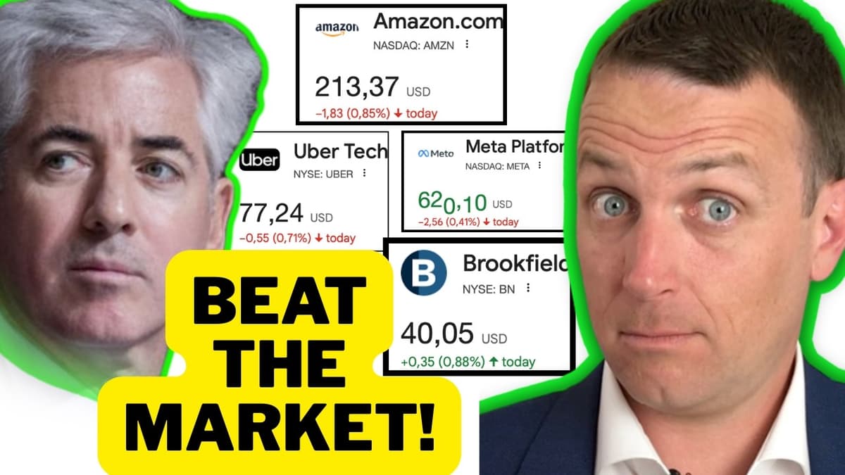 Ackman Betting Big On Brookfield BN, UBER, AMZN, META