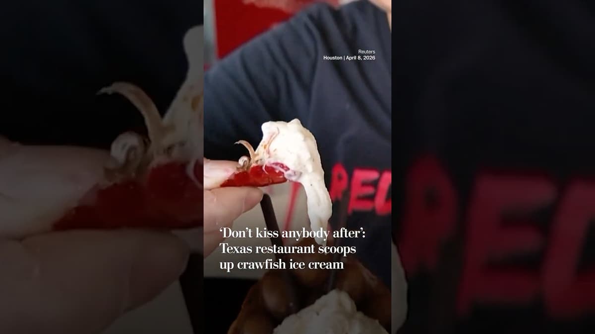 'Don't Kiss Anybody After:' Texas Restaurant Scoops up Crawfish Ice Cream