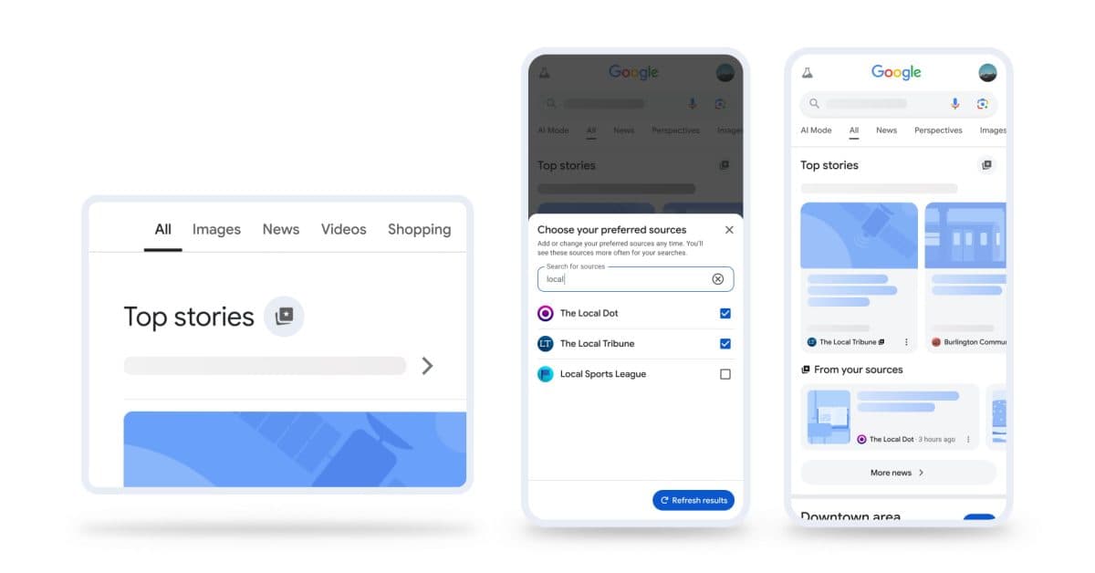 Google Expands ‘Preferred Sources’ to Everyone so You Actually See Your Favorite Sites