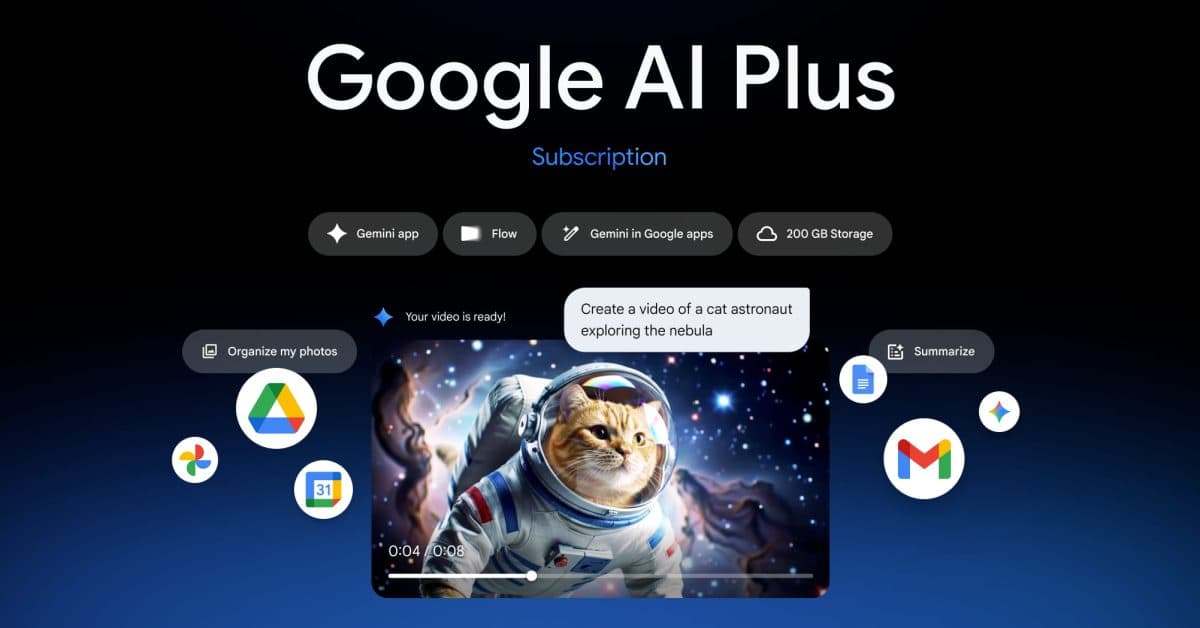 Google AI Plus Gets Price Drop to $4.99 and Storage Bump