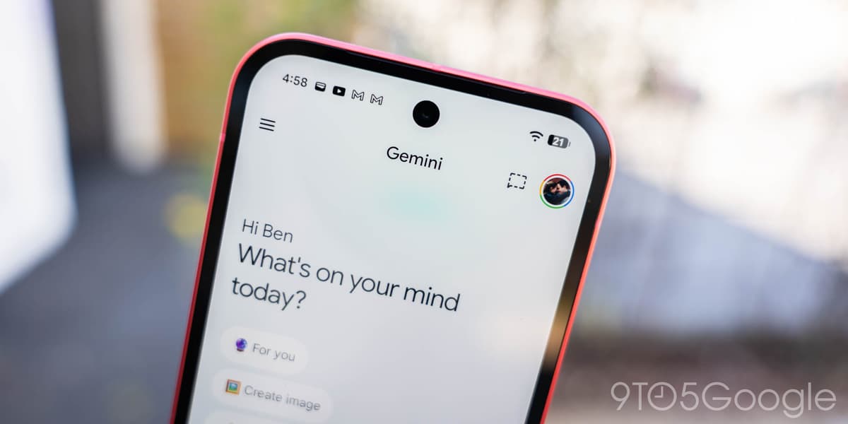 Gemini App Rolls Out Notebooks to Android as iOS Gets Liquid Glass
