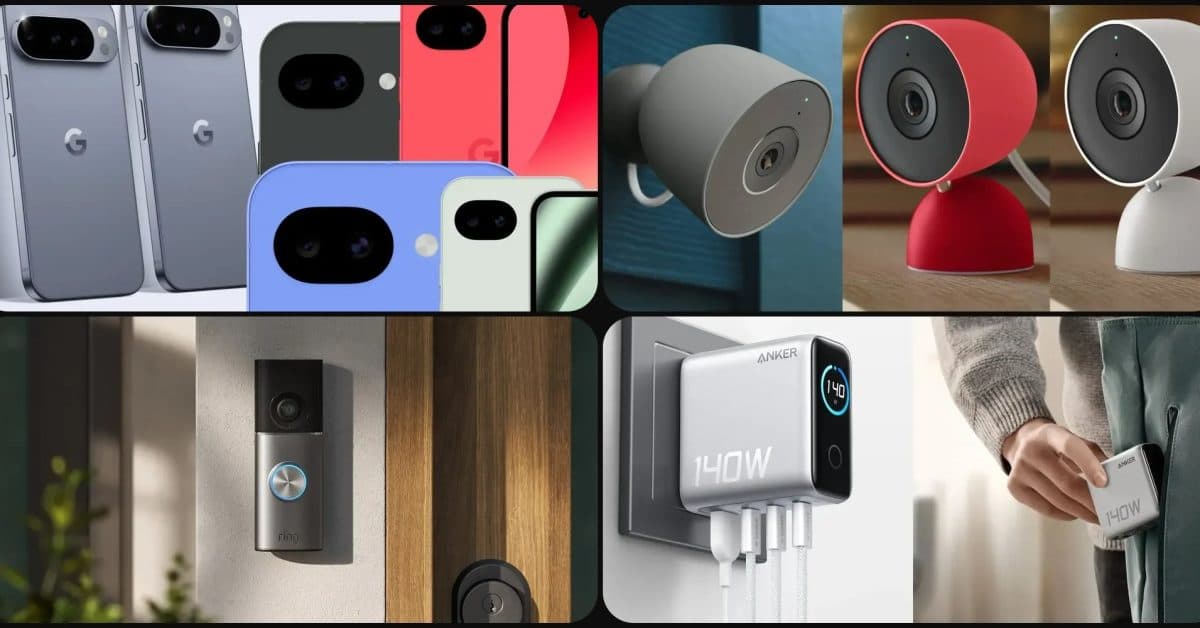 Deals: Pixel 10 Devices From $449, Google Nest Cam $57, Ring Wired Doorbell Pro, Anker Chargers, More