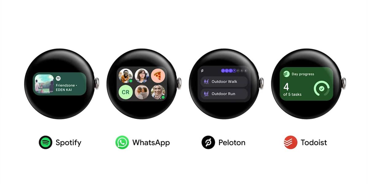 Google Details Wear OS Widgets that Replace Tiles, Shows Off First Apps with Support