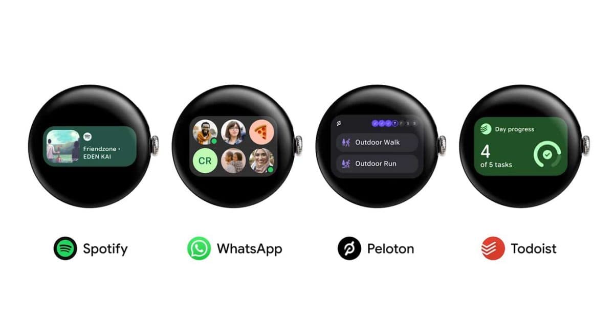 Google Details Wear OS Widgets that Replace Tiles, Shows Off First Apps with Support