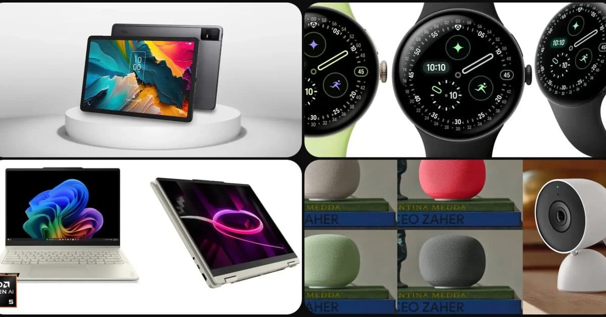 Deals: TCL NXTPAPER Android Tablet Amazon Lows, Google Pixel Watch 4, New Lenovo Yoga 7a 2-in-1 $400 Off, Amazon Echo,...