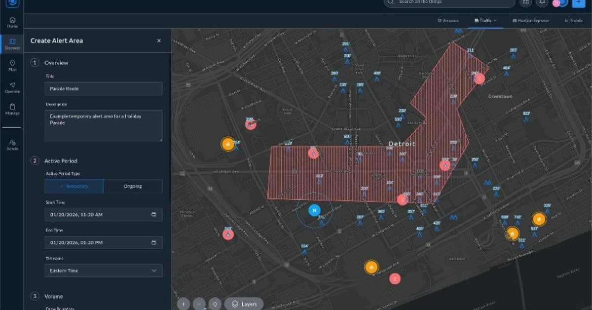 Michigan Capitol Deploys Drone Traffic Platform to Monitor Skies
