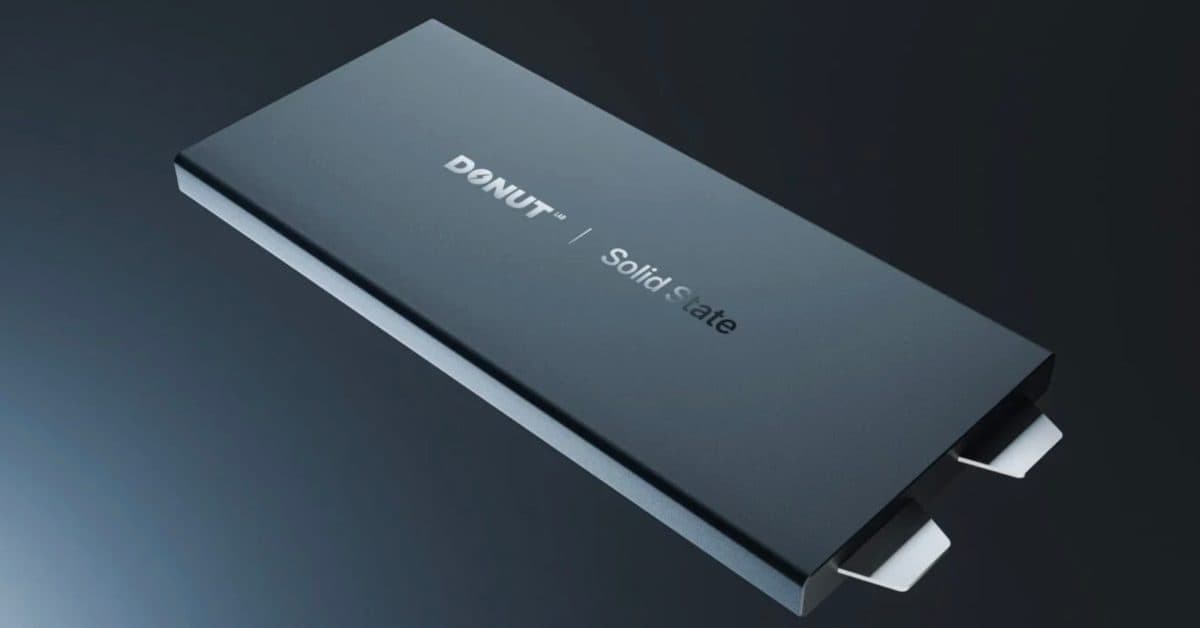 Donut Lab Solid-State Battery Retains 97.7% Charge After 10 Days in Third Test