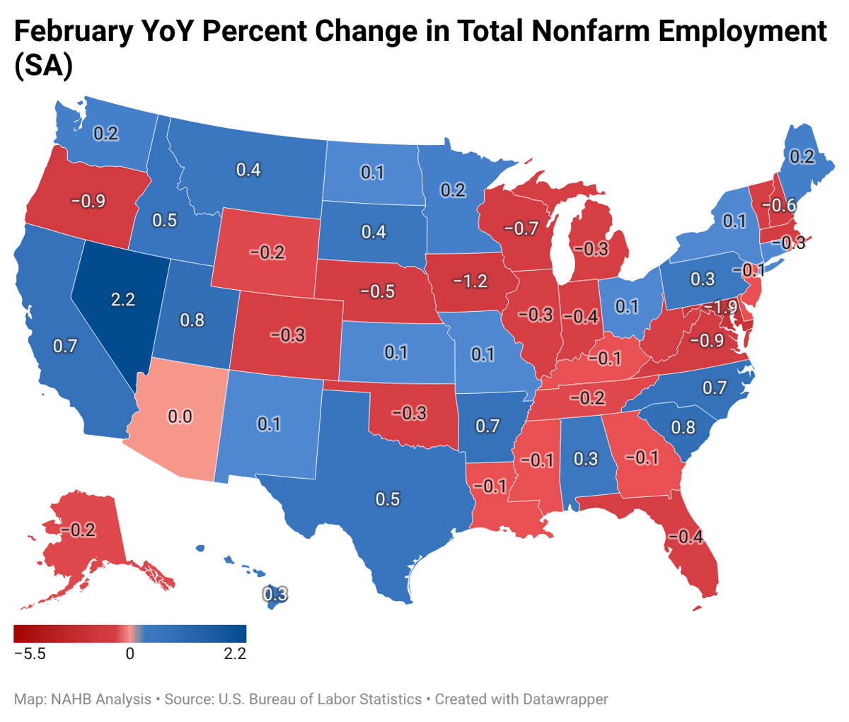 State-Level Employment Situation: February 2026