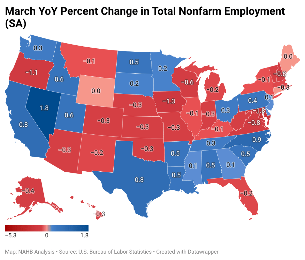 State-Level Employment Situation: March 2026