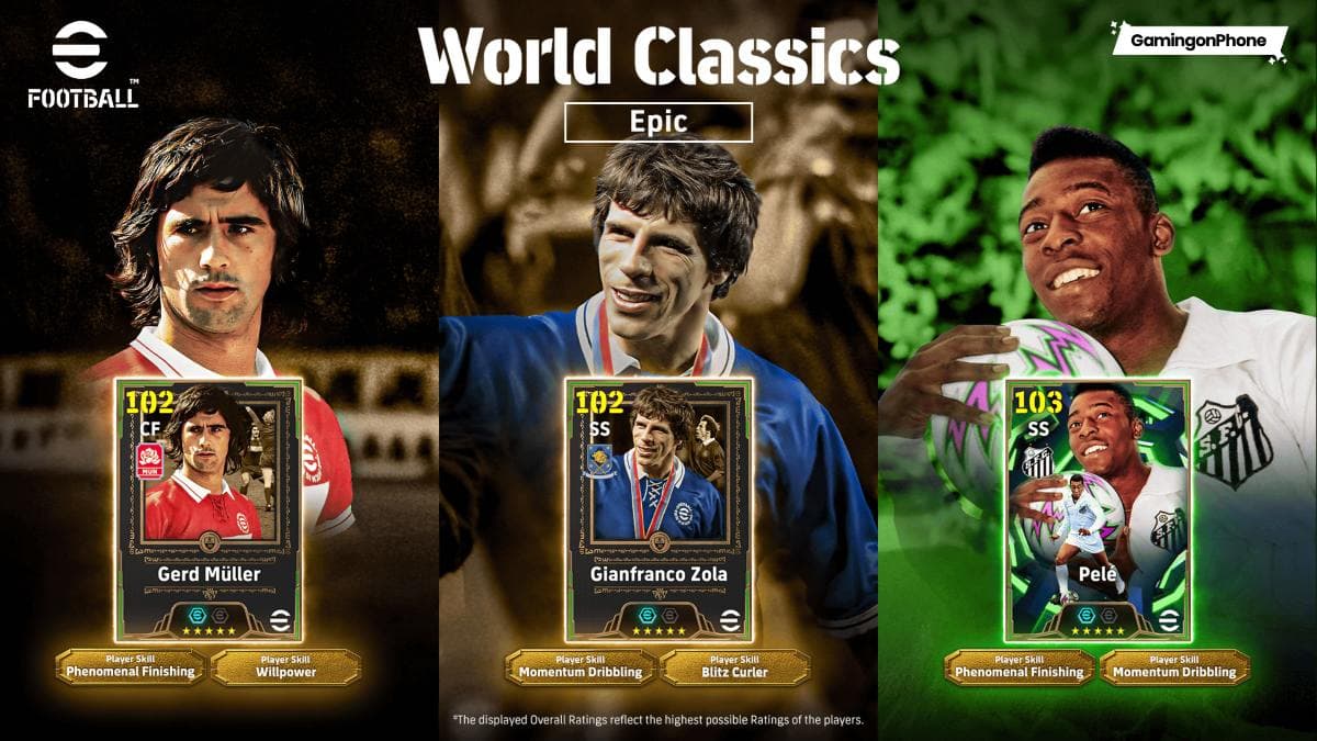 EFootball 2026 Epic World Classics (Müller, Zola, Pele) Pack Review