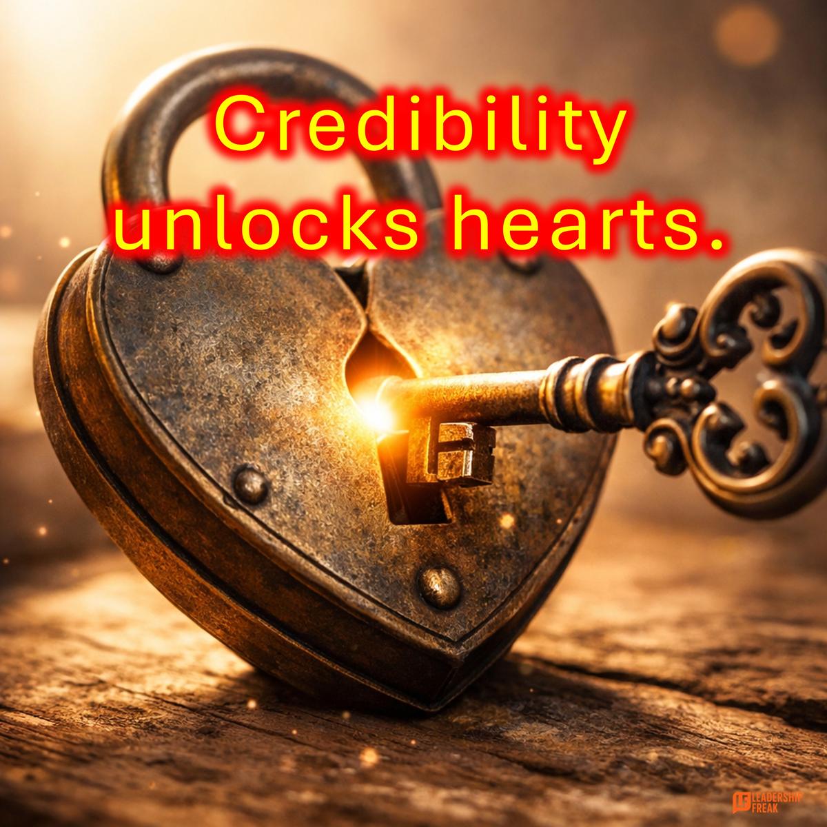 Credibility Gives You A Voice