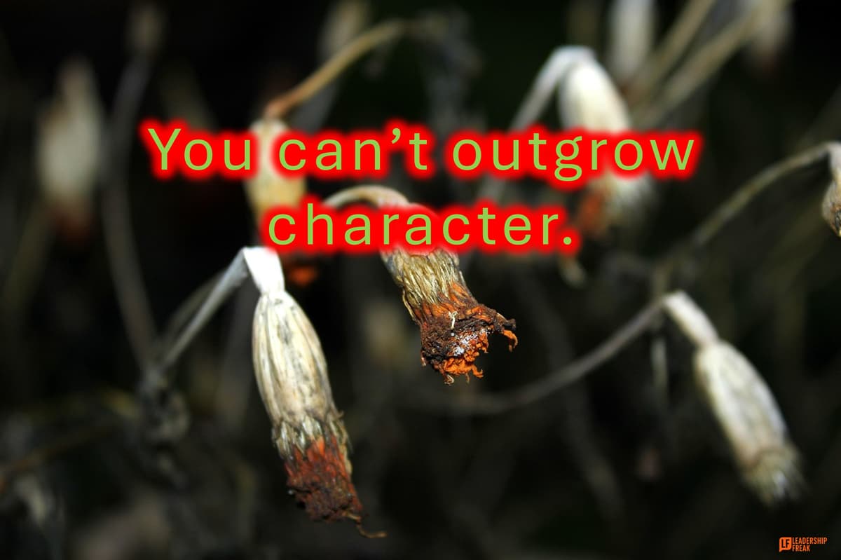 Character Before Skill