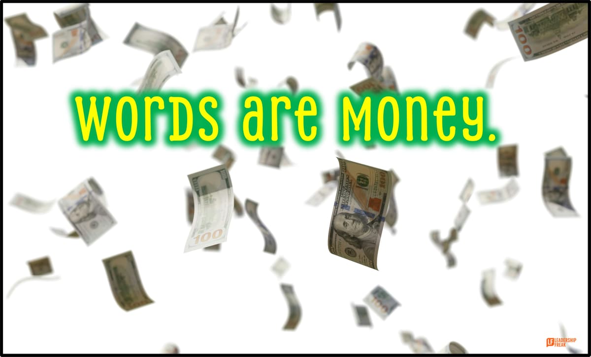 Words Are Money