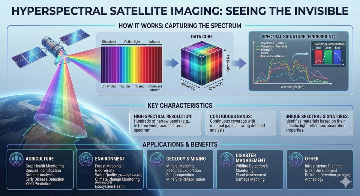 Unlocking Earth’s Secrets Through Hyperspectral Satellite Imaging