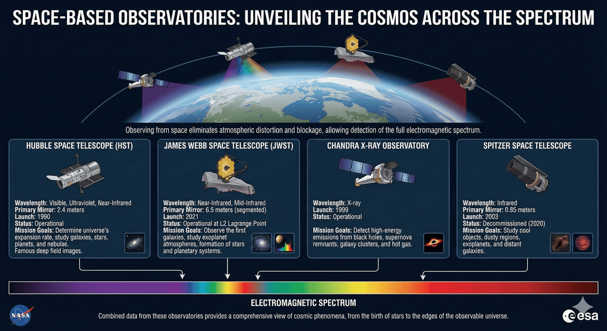 Space Observatories and the Quest to Understand the Universe