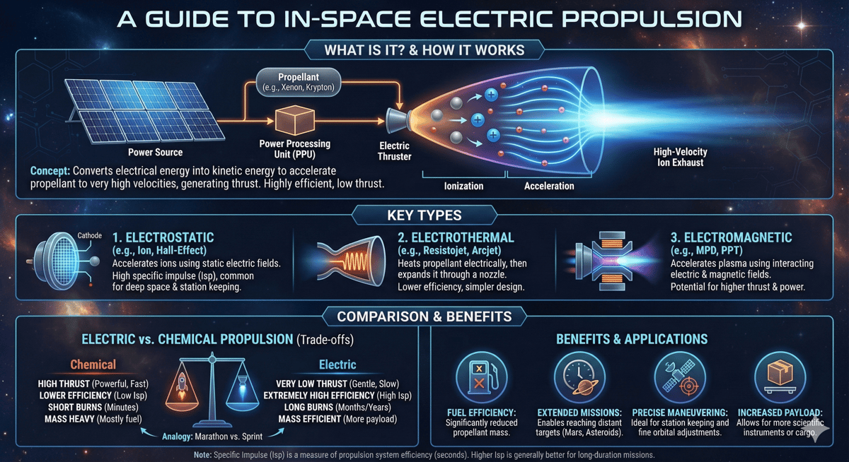 A Guide to In-Space Electric Propulsion: Manufacturers and Products