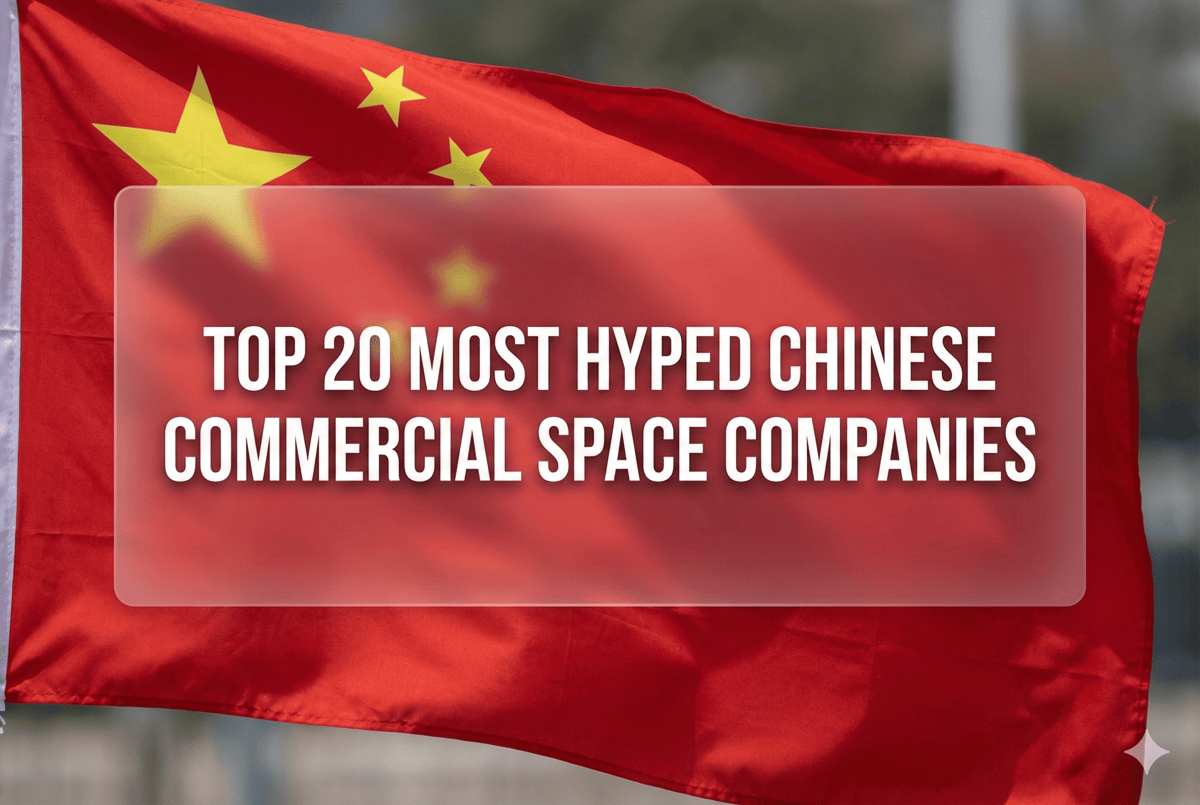 Top 20 Most Hyped Chinese Commercial Space Companies