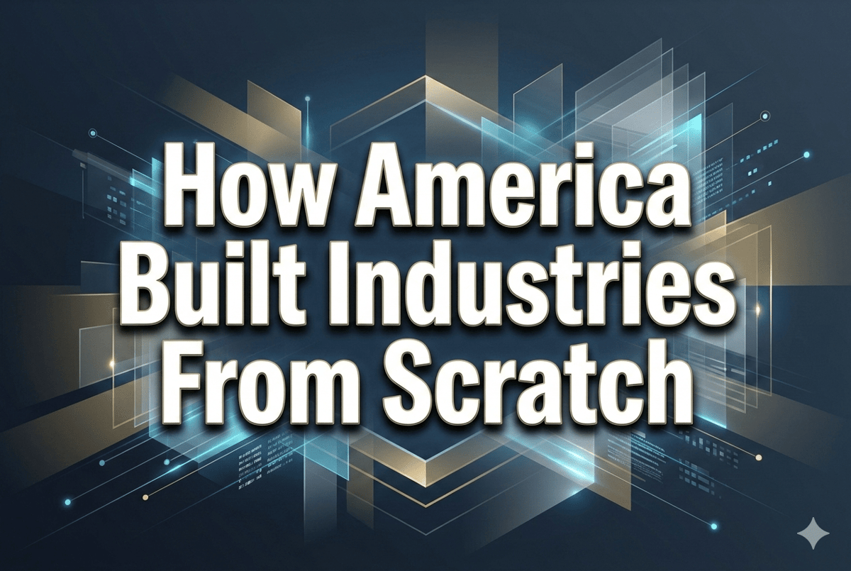 How America Built Industries From Scratch and What Space Commerce Can Learn From It