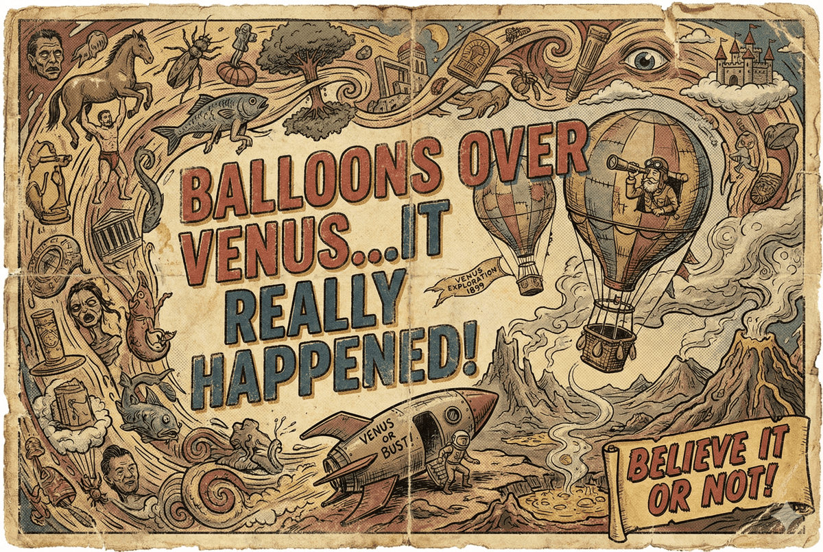 Balloons Over Venus…It Really Happened!