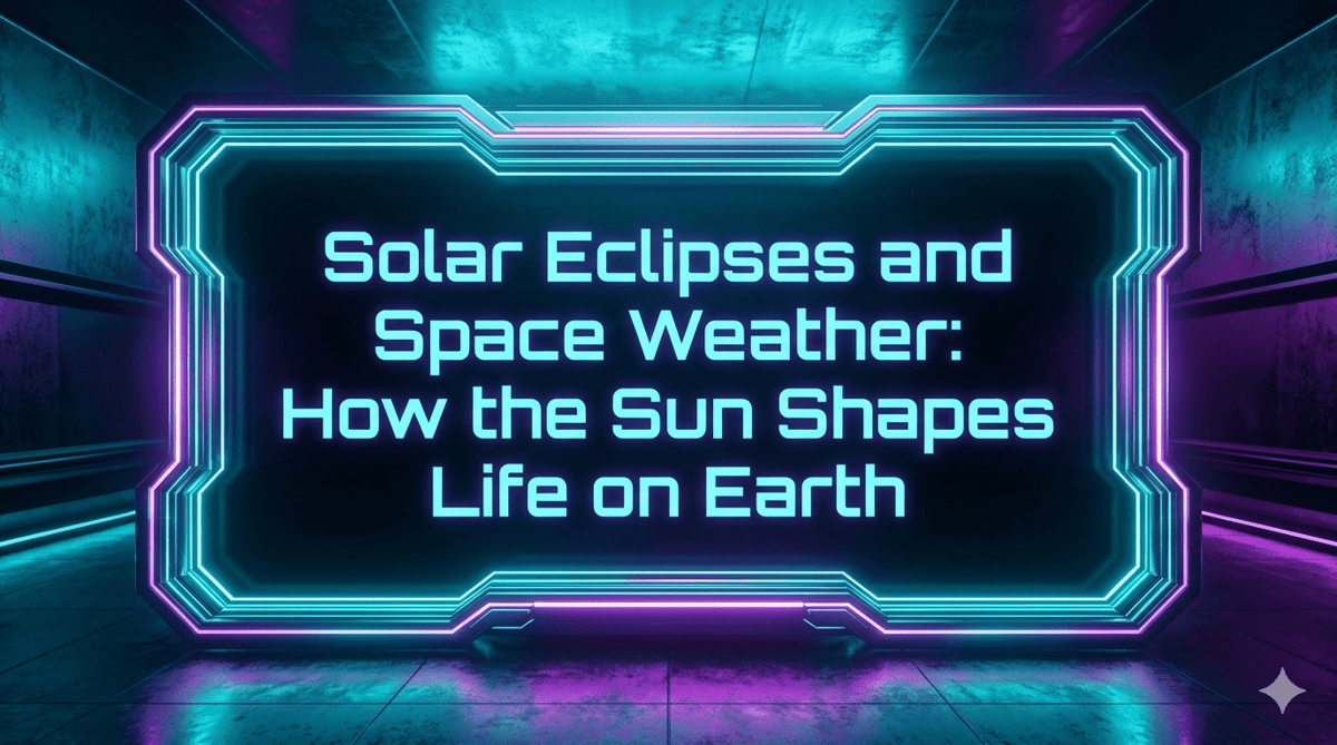 Solar Eclipses and Space Weather: How the Sun Shapes Life on Earth