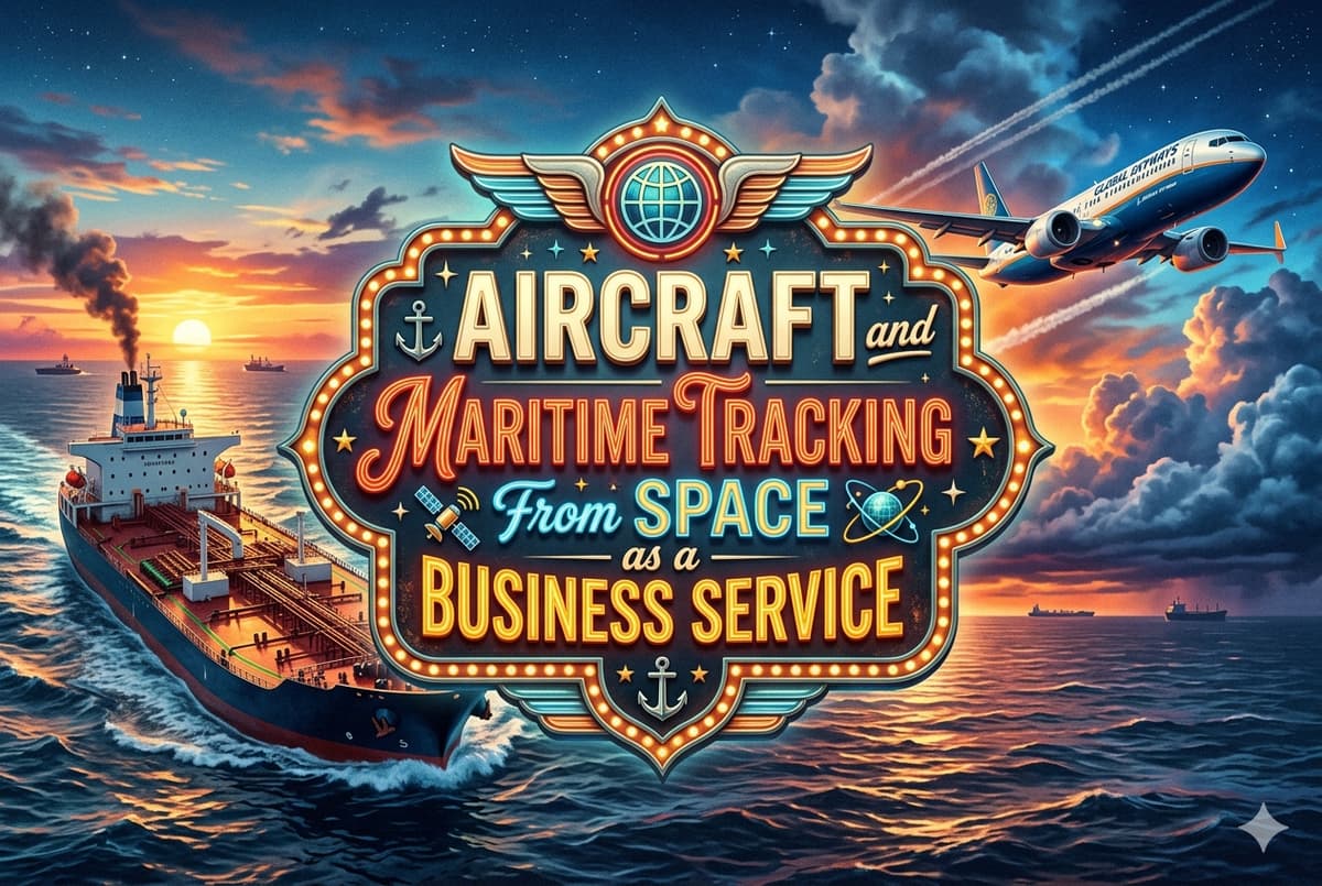 Aircraft and Maritime Tracking From Space as a Business Service