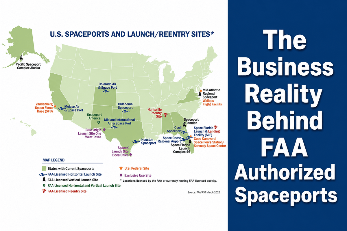 The Business Reality Behind FAA Authorized Spaceports