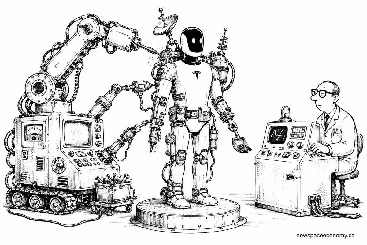 Tesla Robot and Space Exploration Applications