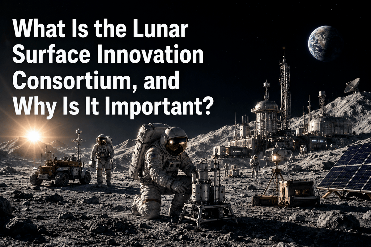 What Is the Lunar Surface Innovation Consortium, and Why Is It Important?