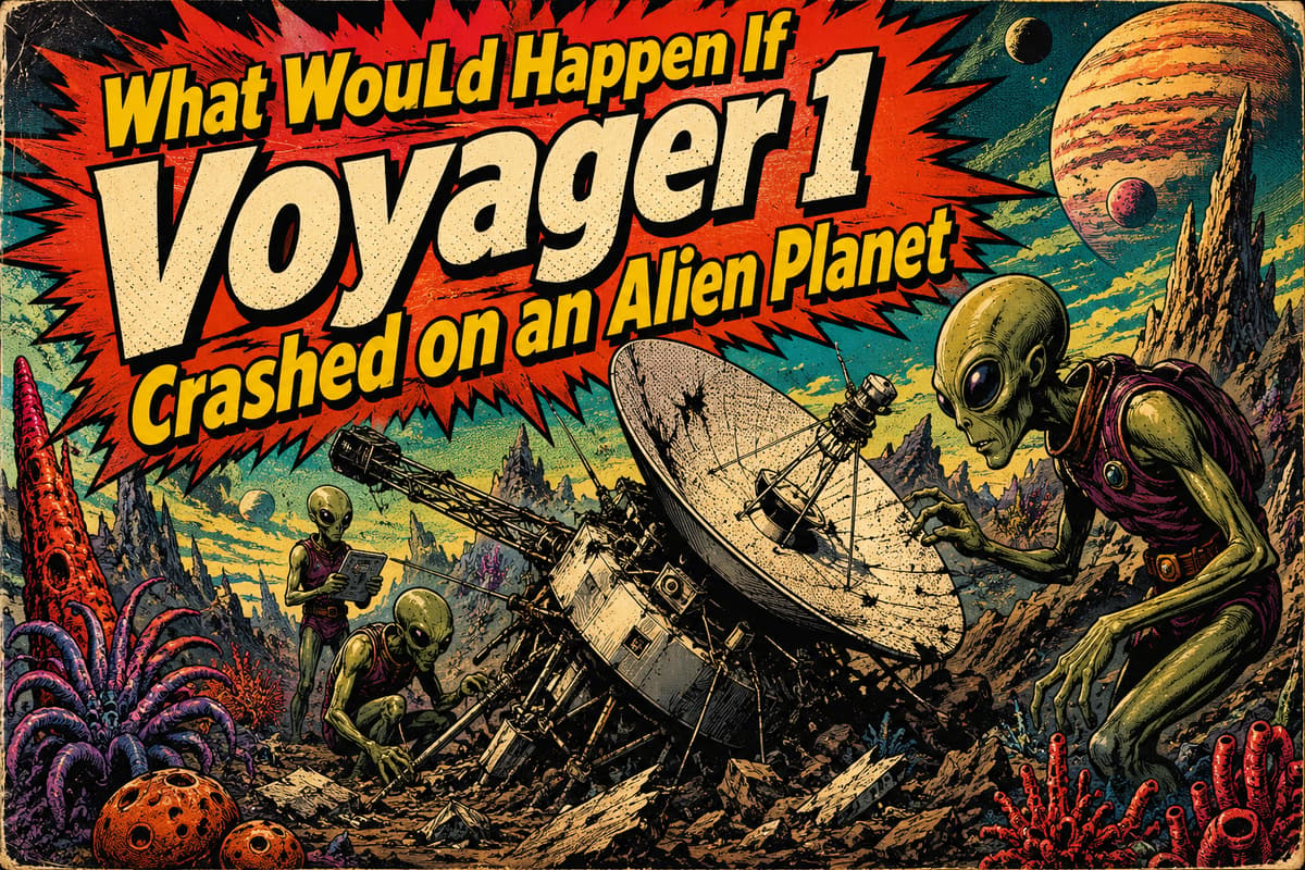 What Would Happen If Voyager 1 Crashed on an Alien Planet