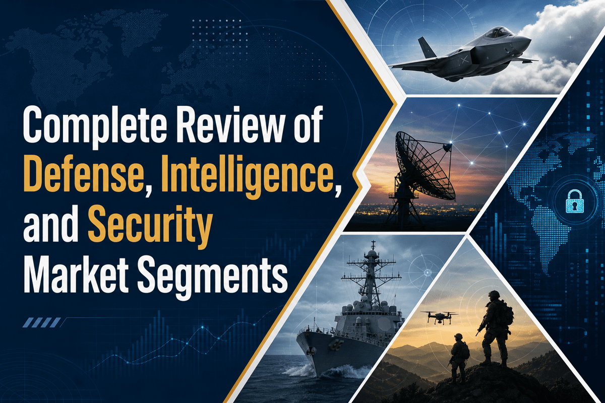 Complete Review of Defense, Intelligence, and Security Market Segments