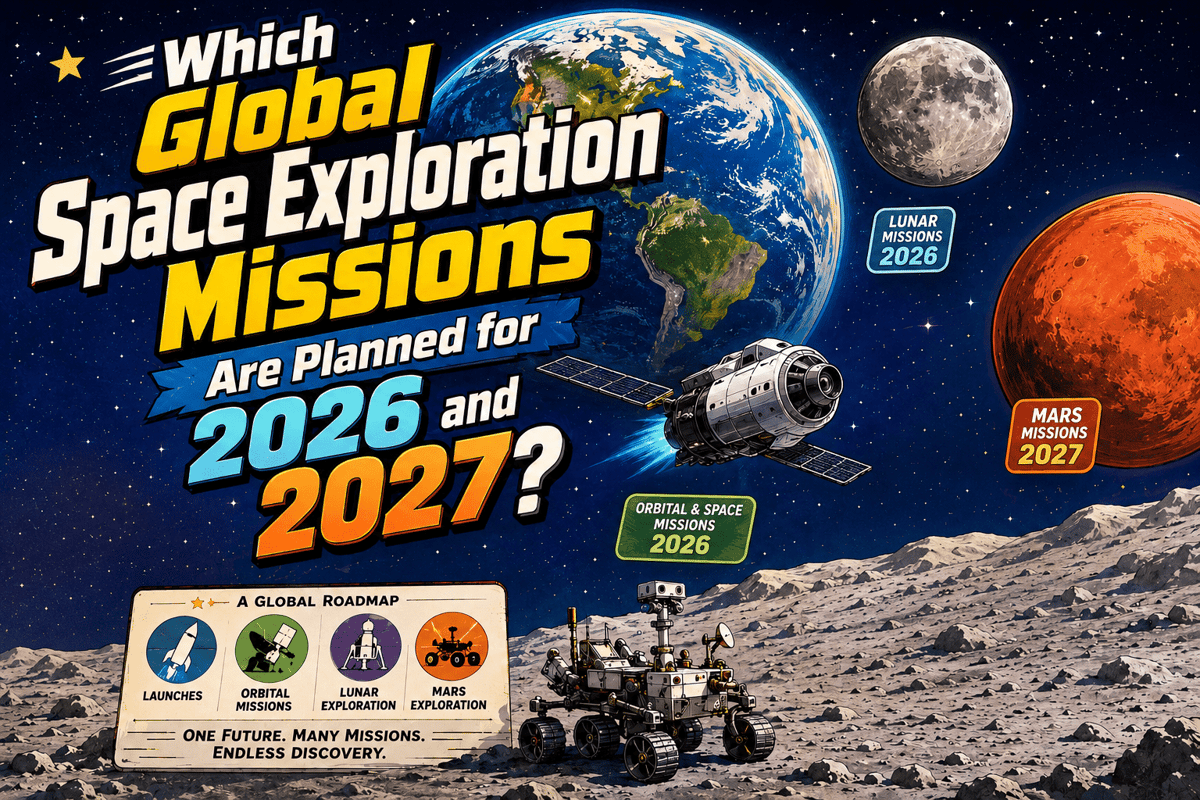 Which Global Space Exploration Missions Are Planned for 2026 and 2027?