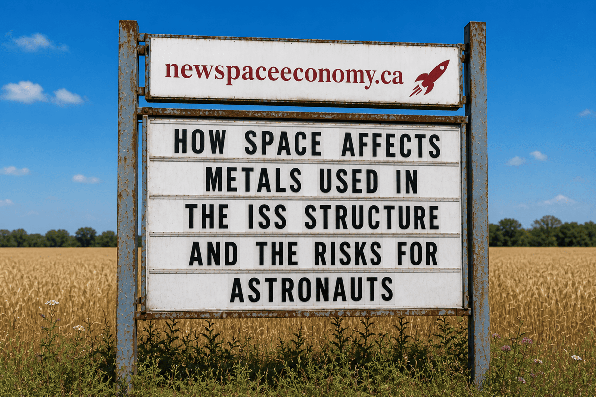 How Space Affects Metals Used in the ISS Structure and the Risks for Astronauts