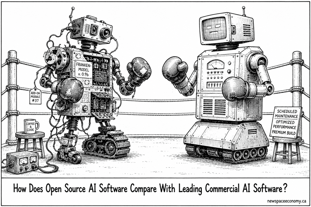 How Does Open Source AI Software Compare With Leading Commercial AI Software?