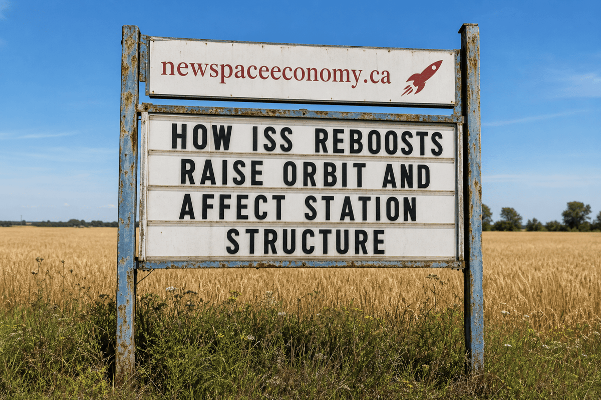 How ISS Reboosts Raise Orbit and Affect Station Structure