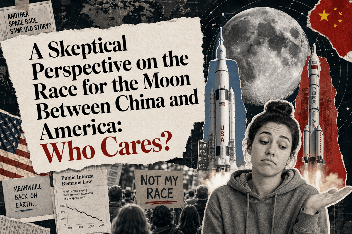 A Skeptical Perspective on the Race for the Moon Between China and America: Who Cares?