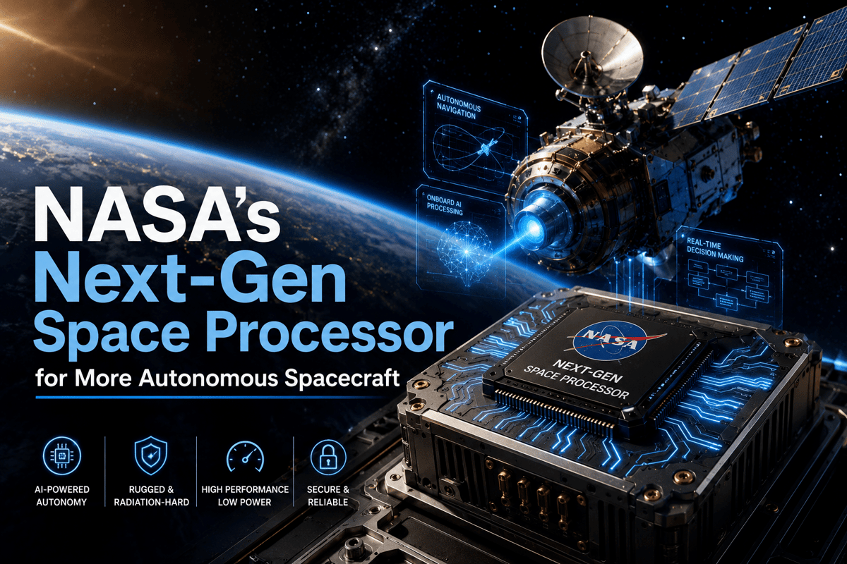 NASA’s Next-Gen Space Processor for More Autonomous Spacecraft